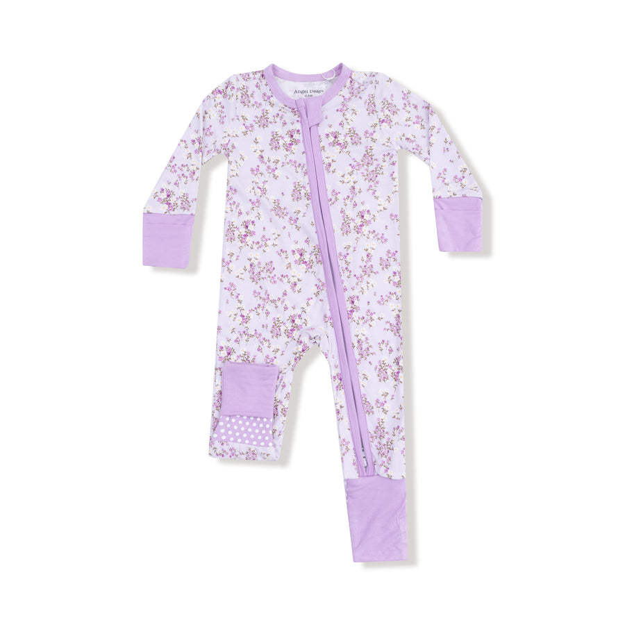Bamboo Zipper Romper - Sweet Dream Florals