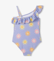 Faded Suns Ruffle Trim Swimsuit