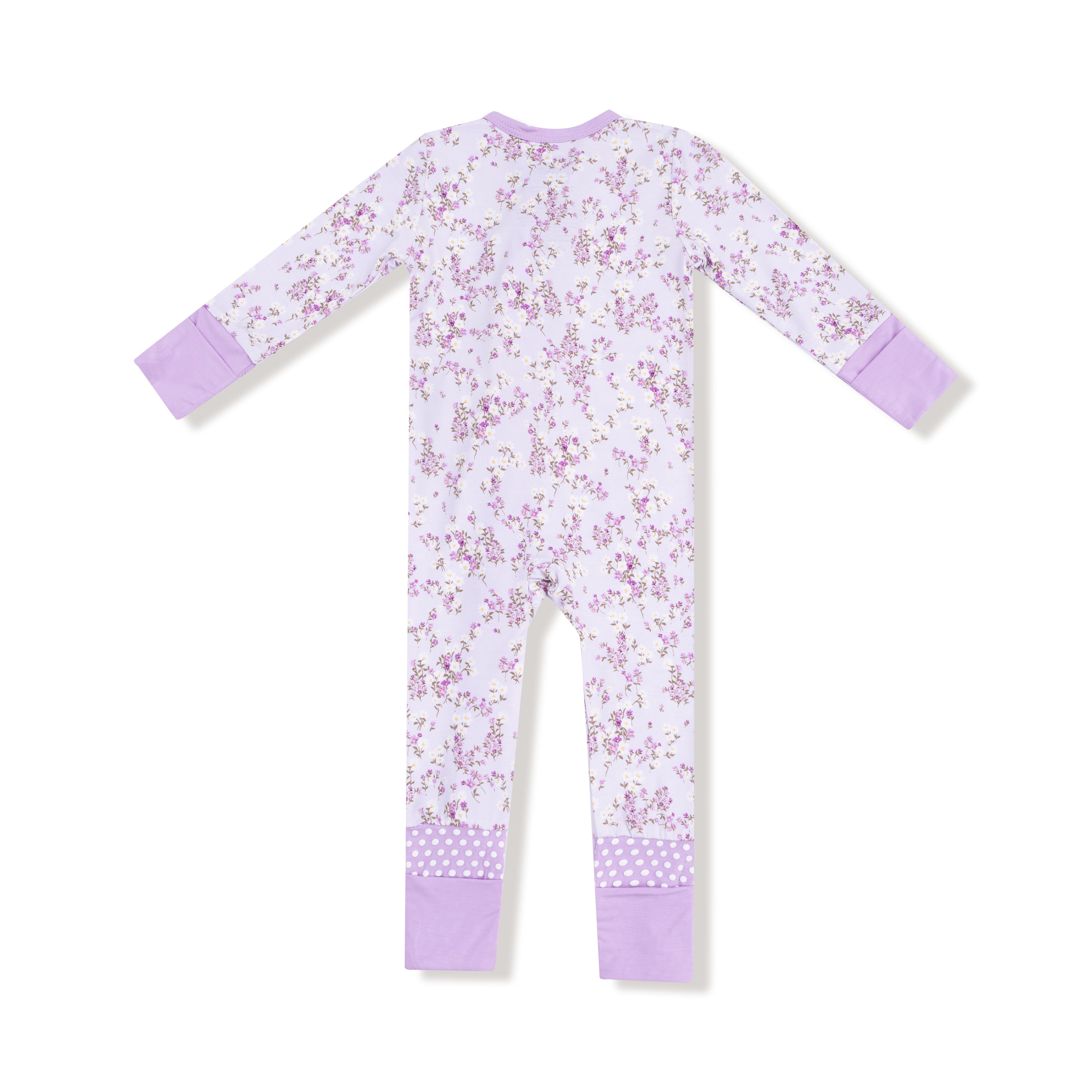 Bamboo Zipper Romper - Sweet Dream Florals