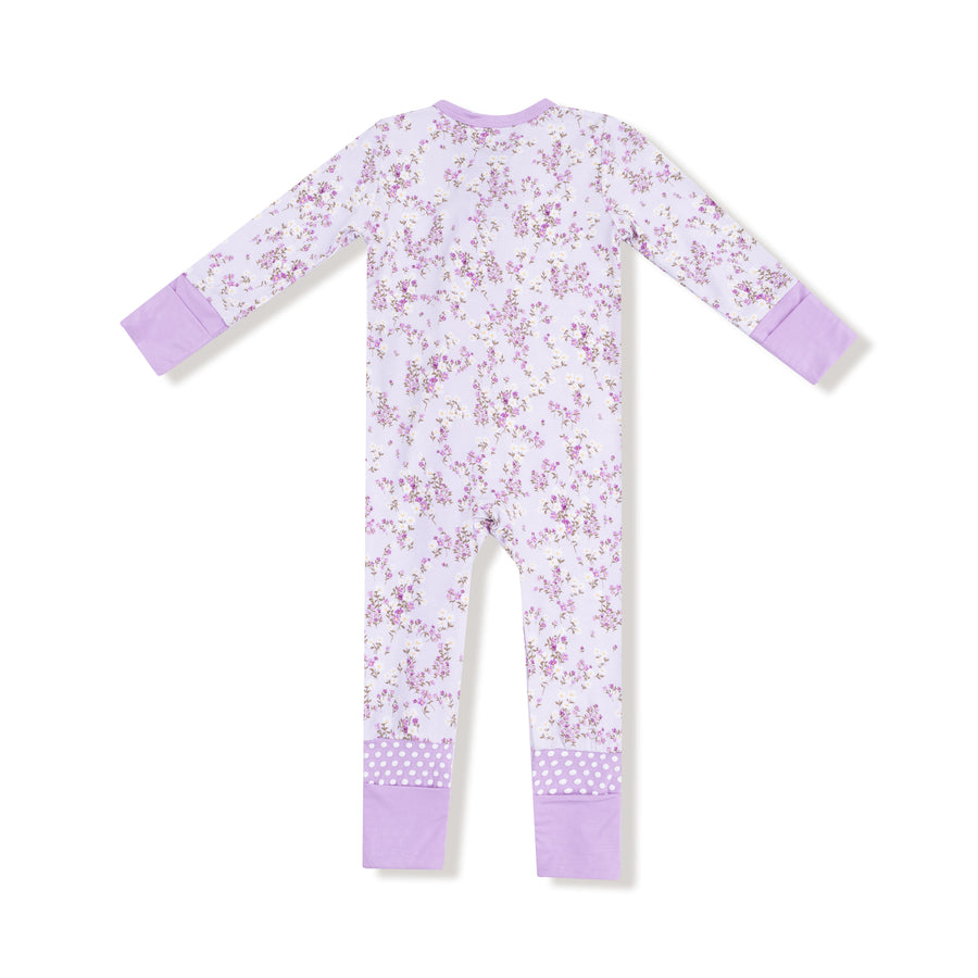 Bamboo Zipper Romper - Sweet Dream Florals