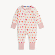 Modal Magnetic Convertible Coverall - XOXO - Pink