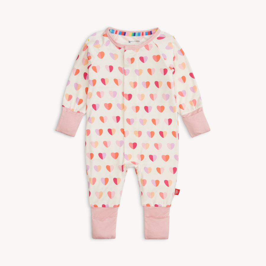 Modal Magnetic Convertible Coverall - XOXO - Pink