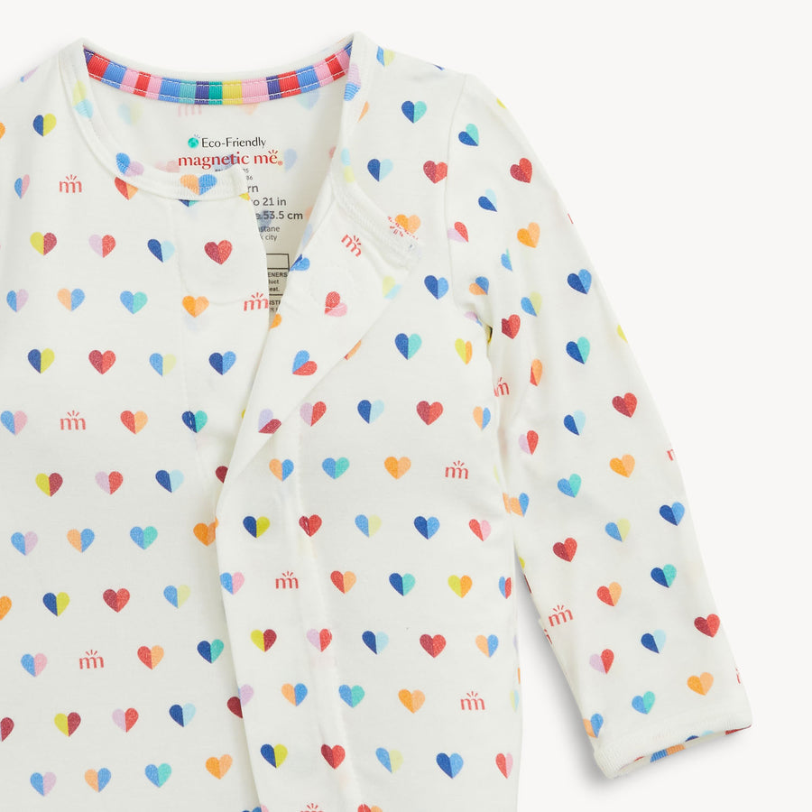 Modal Magnetic Footie - Branded Heart