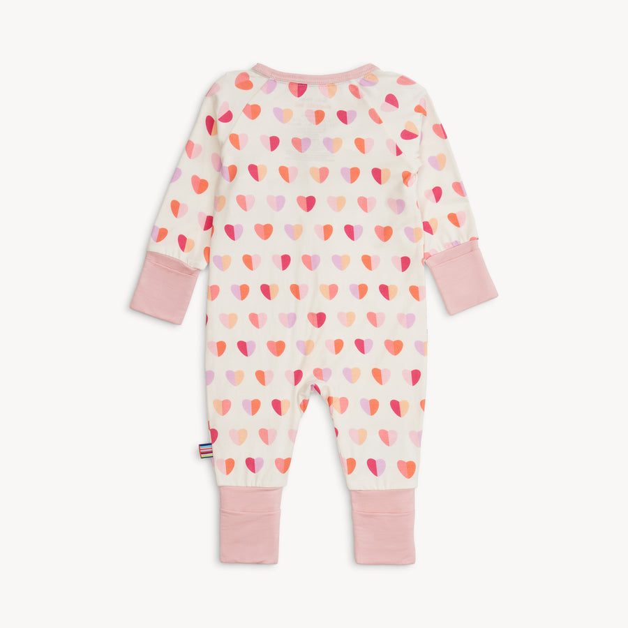 Modal Magnetic Convertible Coverall - XOXO - Pink