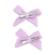 Bow Hair Clips (Set of 2) - Winsome Orchid