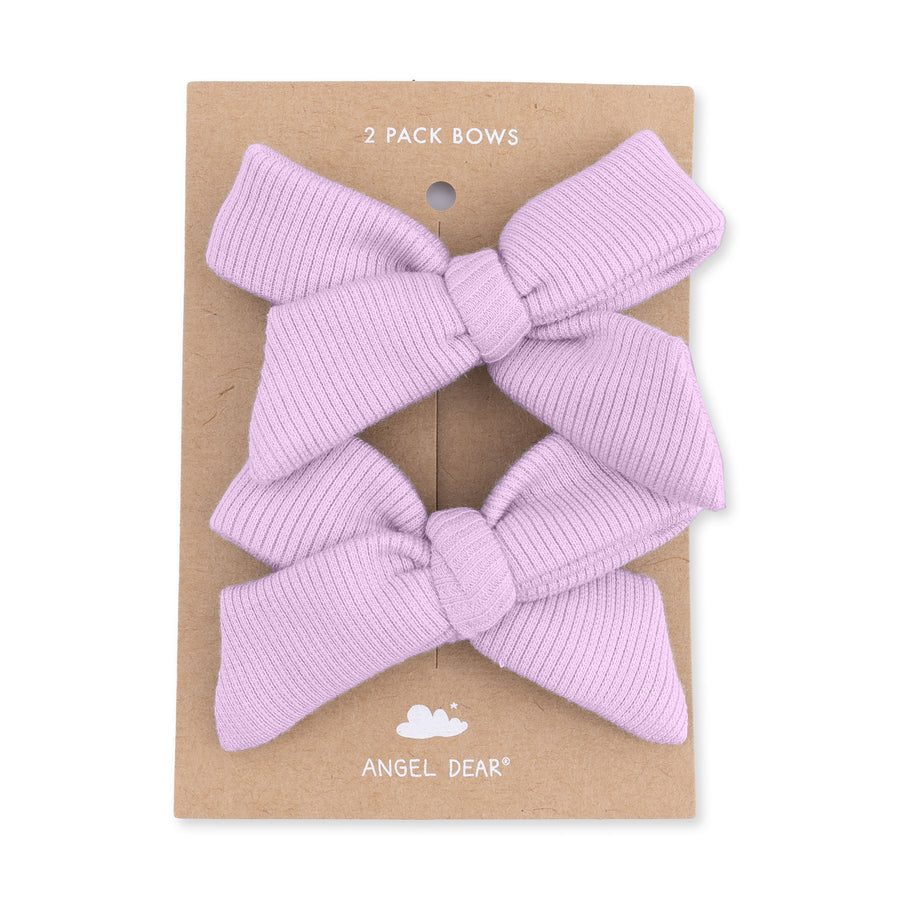 Bow Hair Clips (Set of 2) - Winsome Orchid