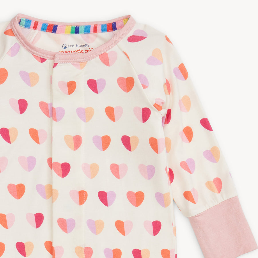 Modal Magnetic Convertible Coverall - XOXO - Pink