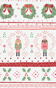 Bamboo Zipper Footie - Sugar Plum Fairy - Nutcracker Fair Isle
