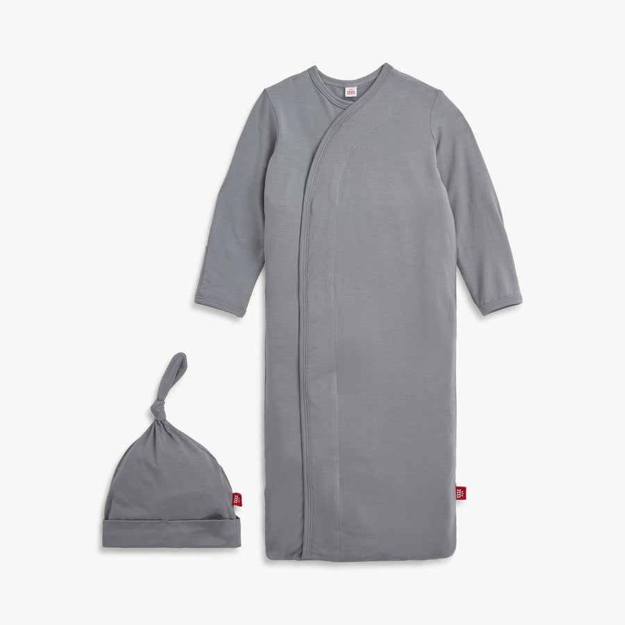 Modal Magnetic Gown & Hat - Arctic Grey