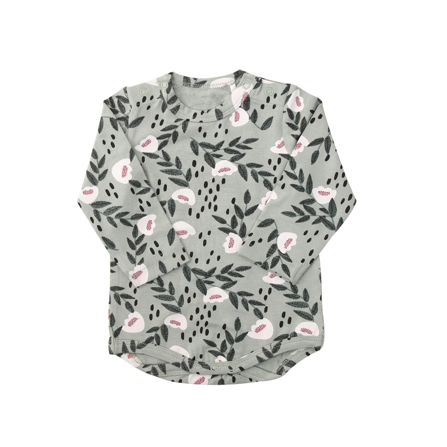 Modal Romper - Liliy Pad Floral