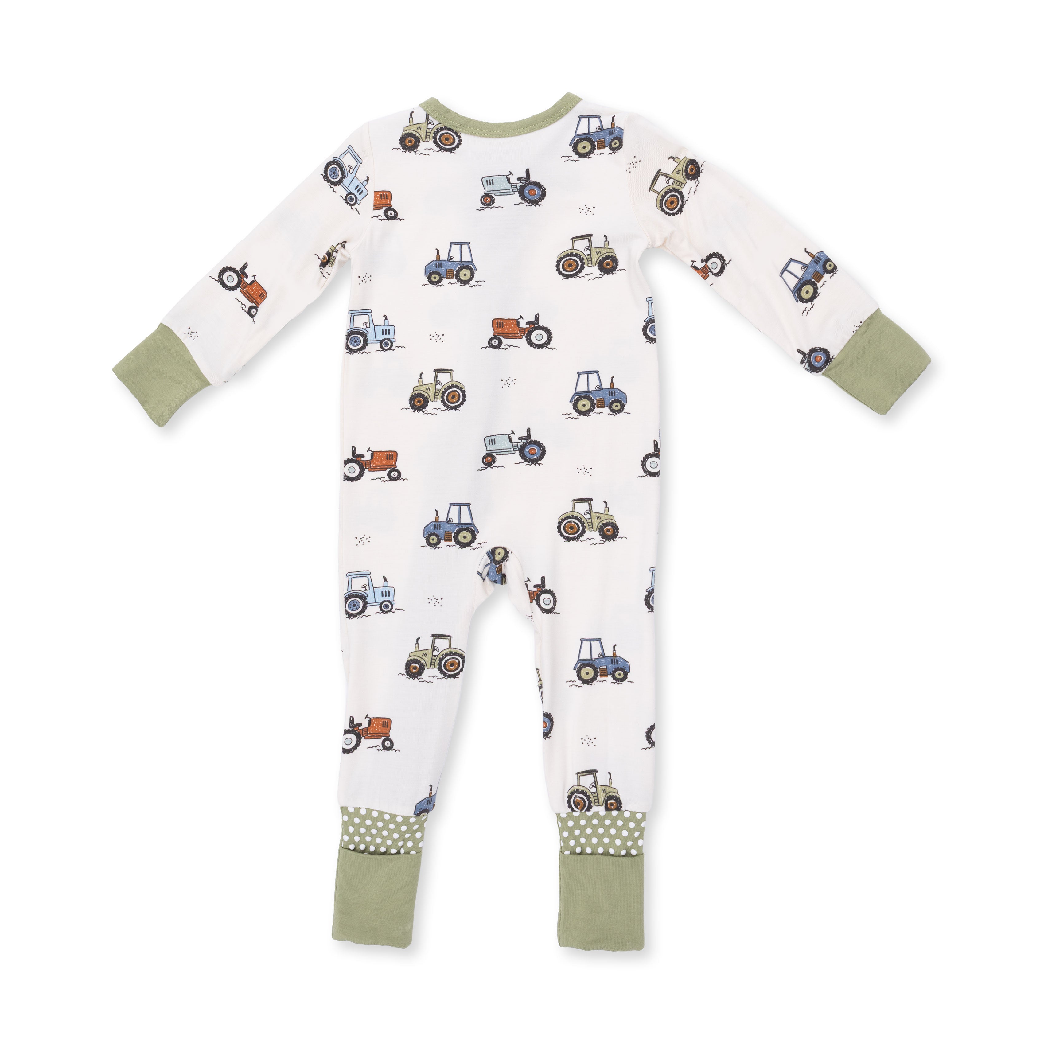 Bamboo Zipper Romper - Future Farmer
