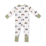 Bamboo Zipper Romper - Future Farmer