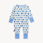 Modal Magnetic Convertible Coverall - XOXO - Blue