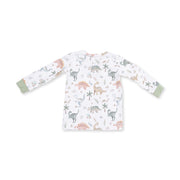 Long Sleeve Bamboo Loungewear Set - Sweet Baby Dinos
