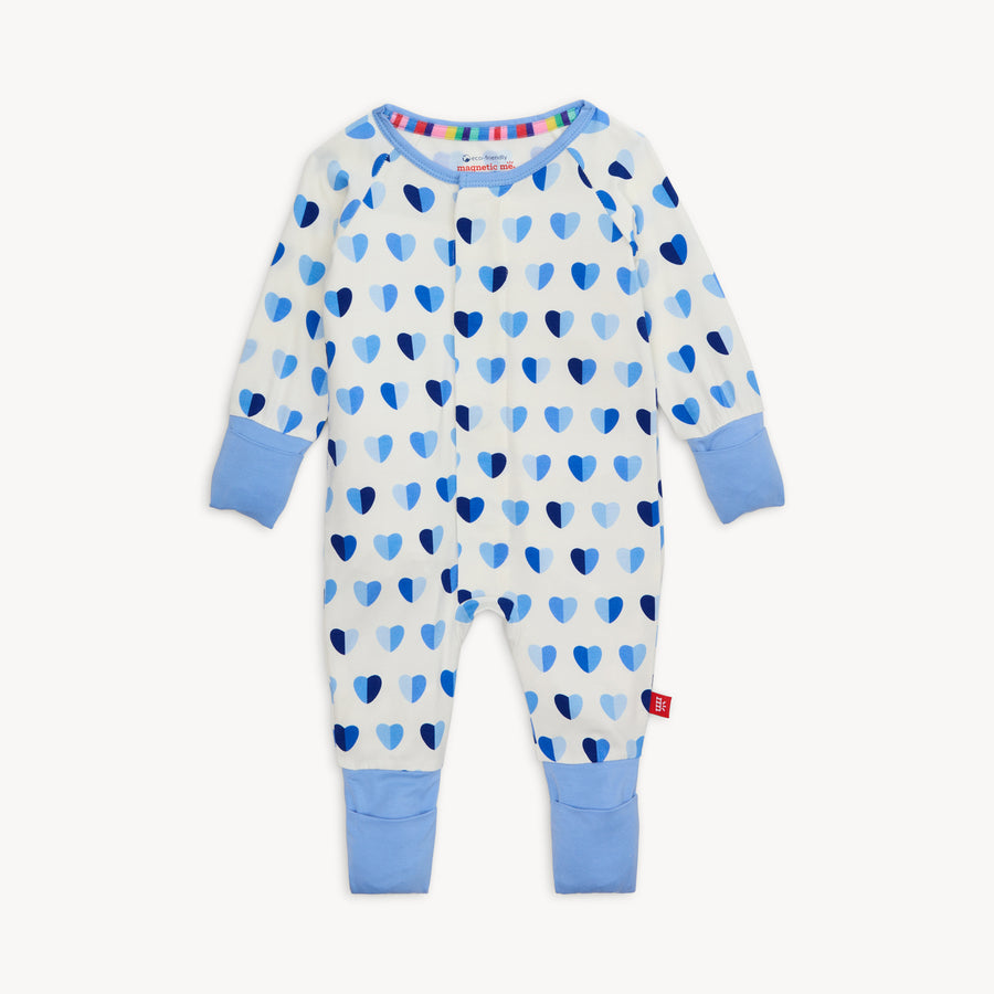 Modal Magnetic Convertible Coverall - XOXO - Blue