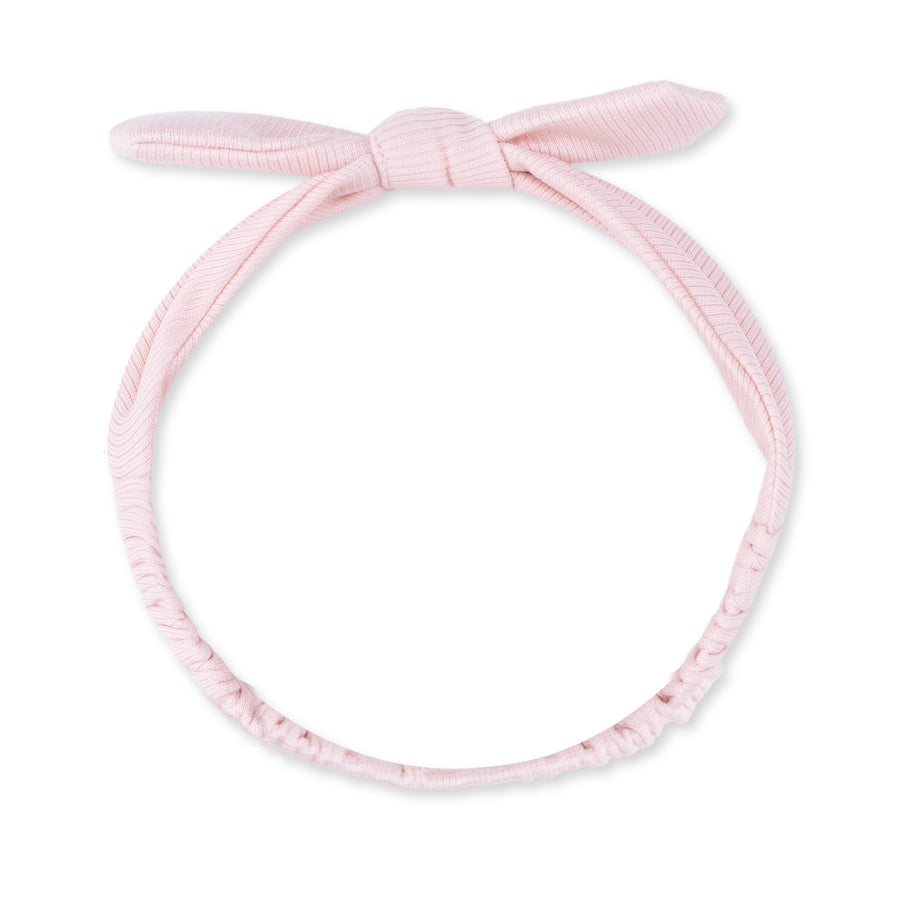 Knot Headband - Veiled Pink Rib