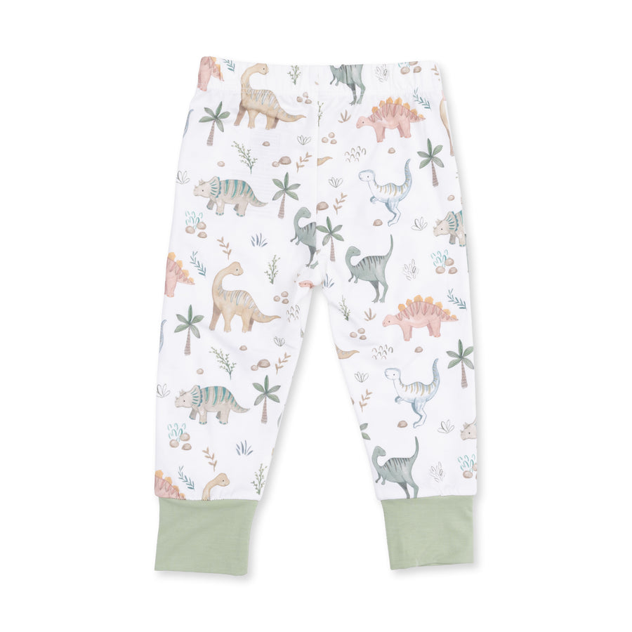 Long Sleeve Bamboo Loungewear Set - Sweet Baby Dinos