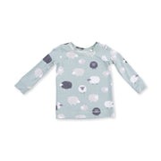 Long Sleeve Bamboo Loungewear Set - Black Sheep