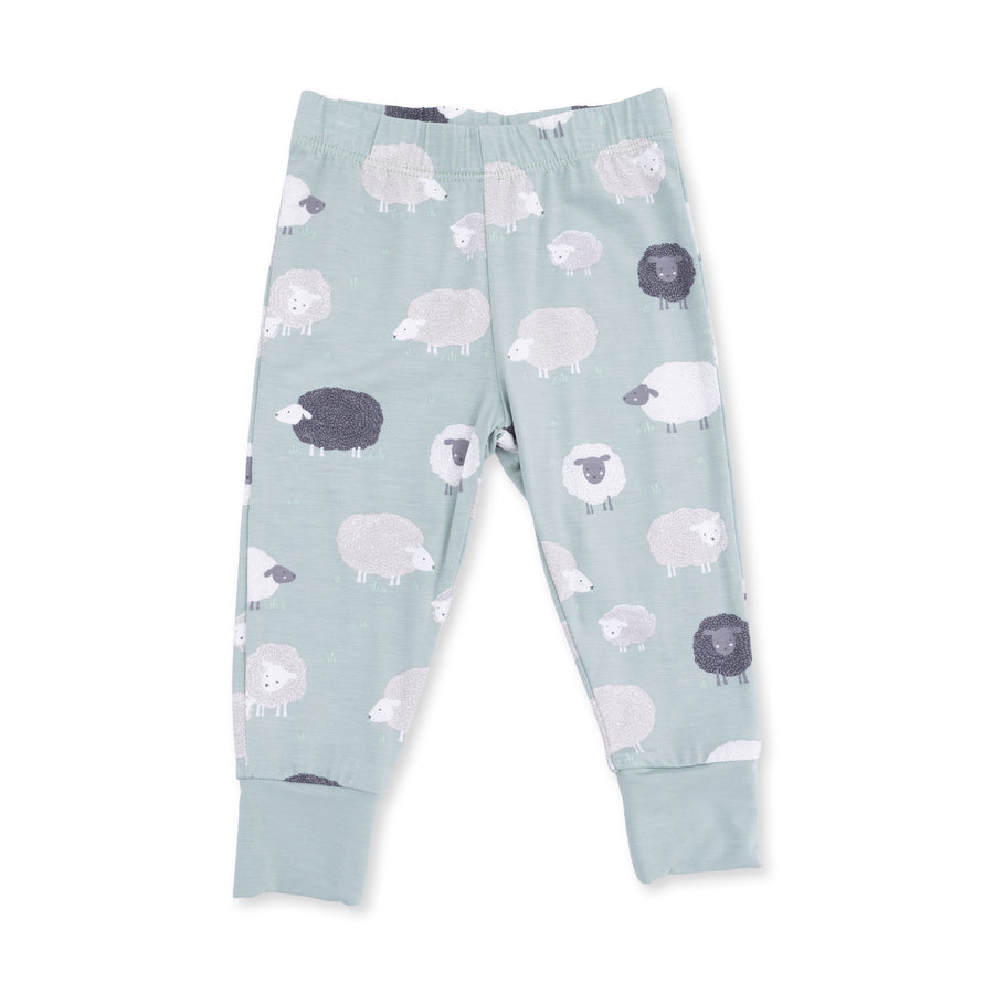 Long Sleeve Bamboo Loungewear Set - Black Sheep