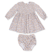 Caitlyn Smocked Bodice Dress and Bloomer - Hazel Floral
