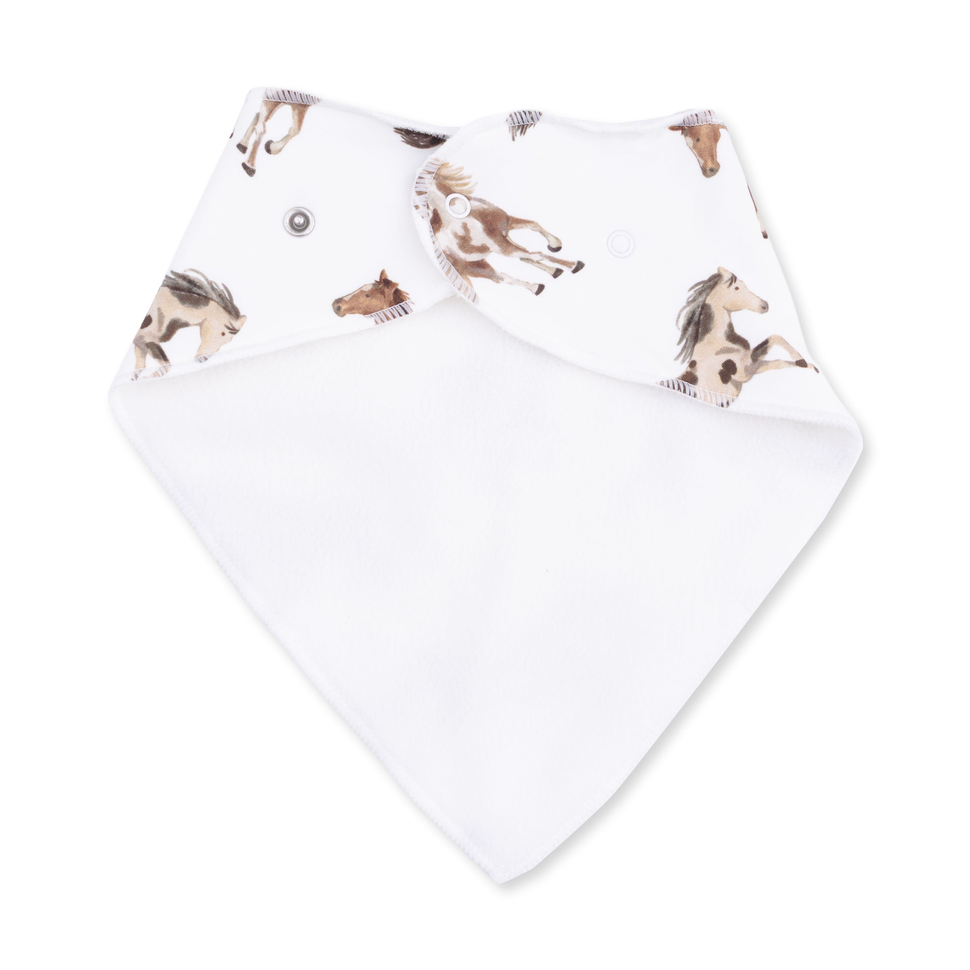 Bamboo Bandana Bib - Wild Horses