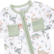 Bamboo Zipper Romper - Sweet Baby Dinos
