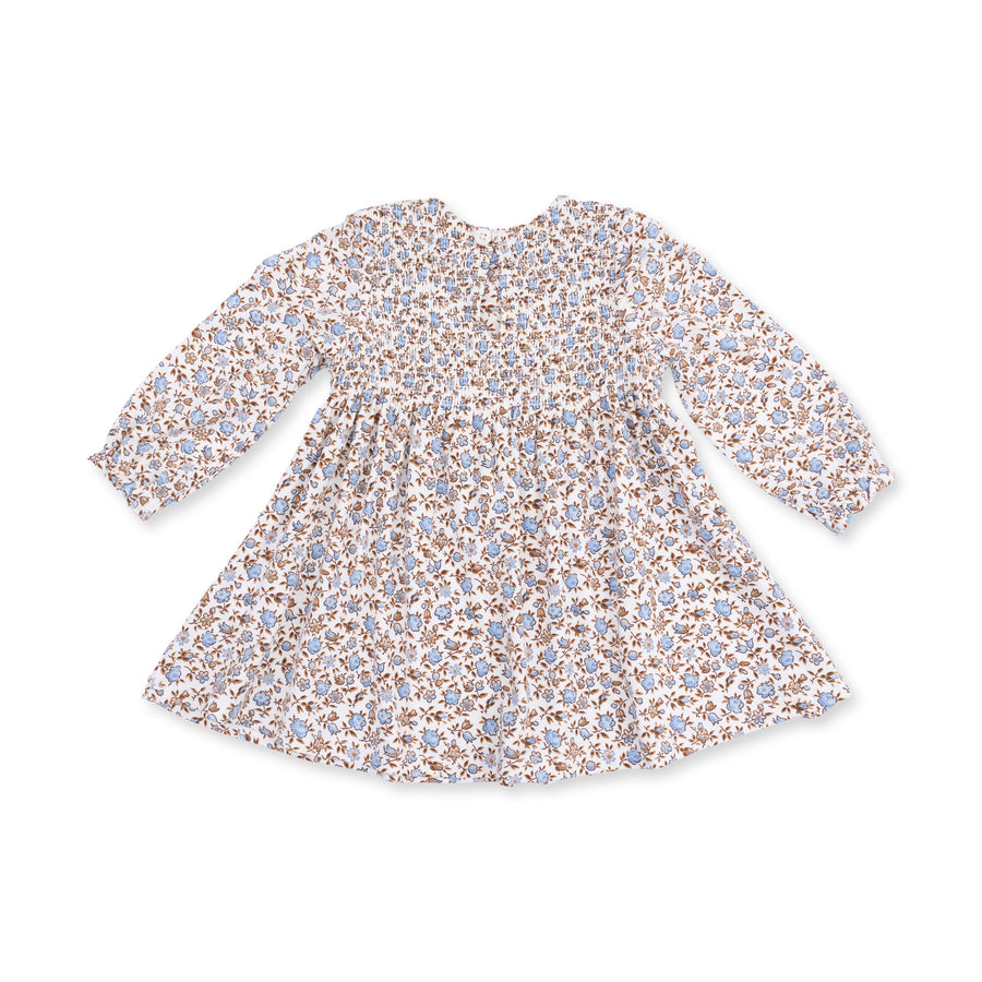 Caitlyn Smocked Bodice Dress and Bloomer - Hazel Floral
