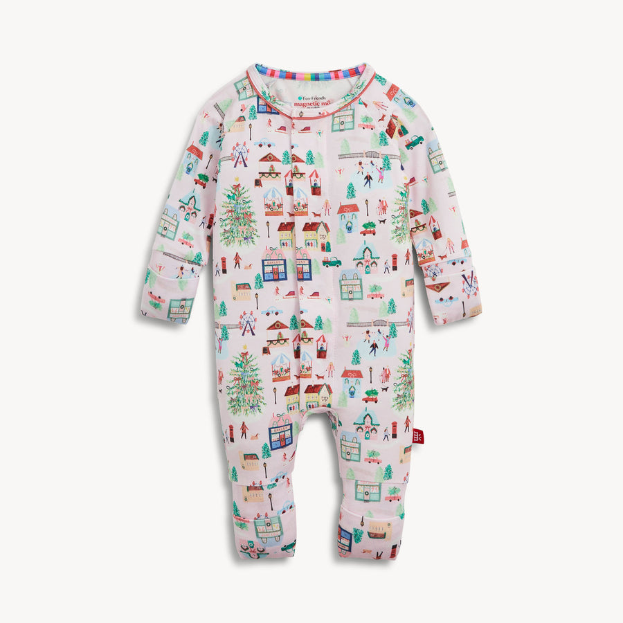 Modal Magnetic Convertible Coverall - Winter Village