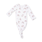 Knotted Gown and Headband - Explorer Puppy Pink