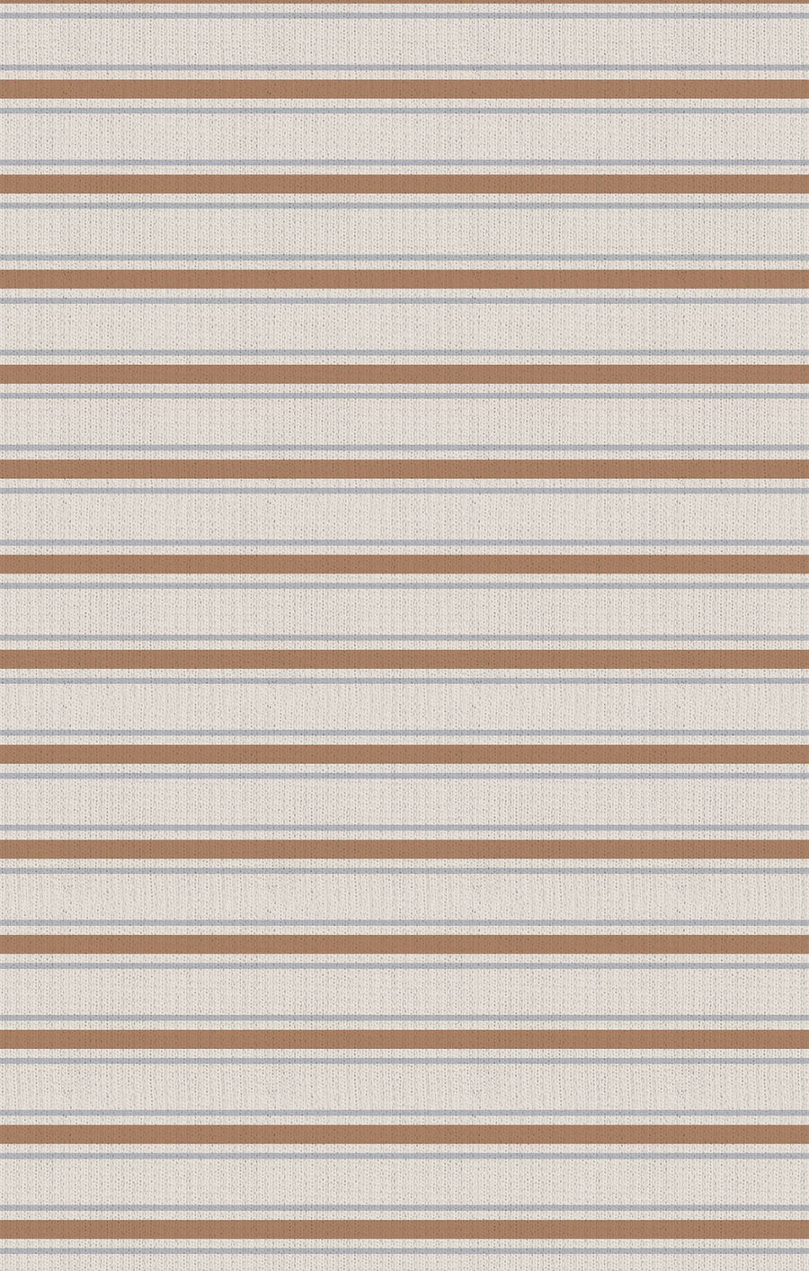 Ribbed Bodysuit - Vintage Brown Stripe