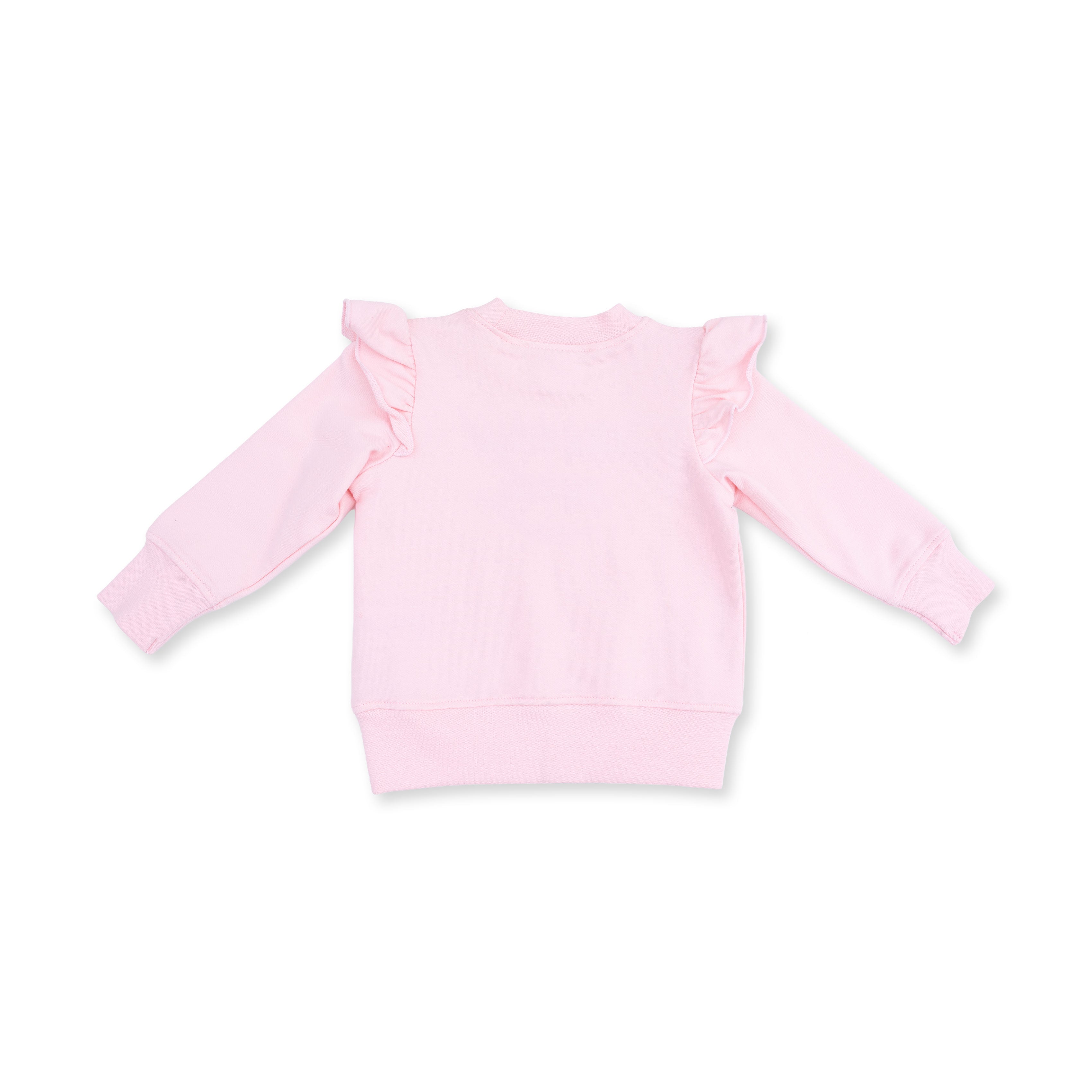 Ruffle Sweatshirt - Christmas Lights Merry