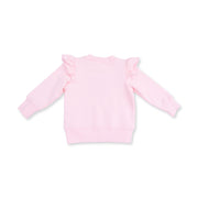 Ruffle Sweatshirt - Christmas Lights Merry