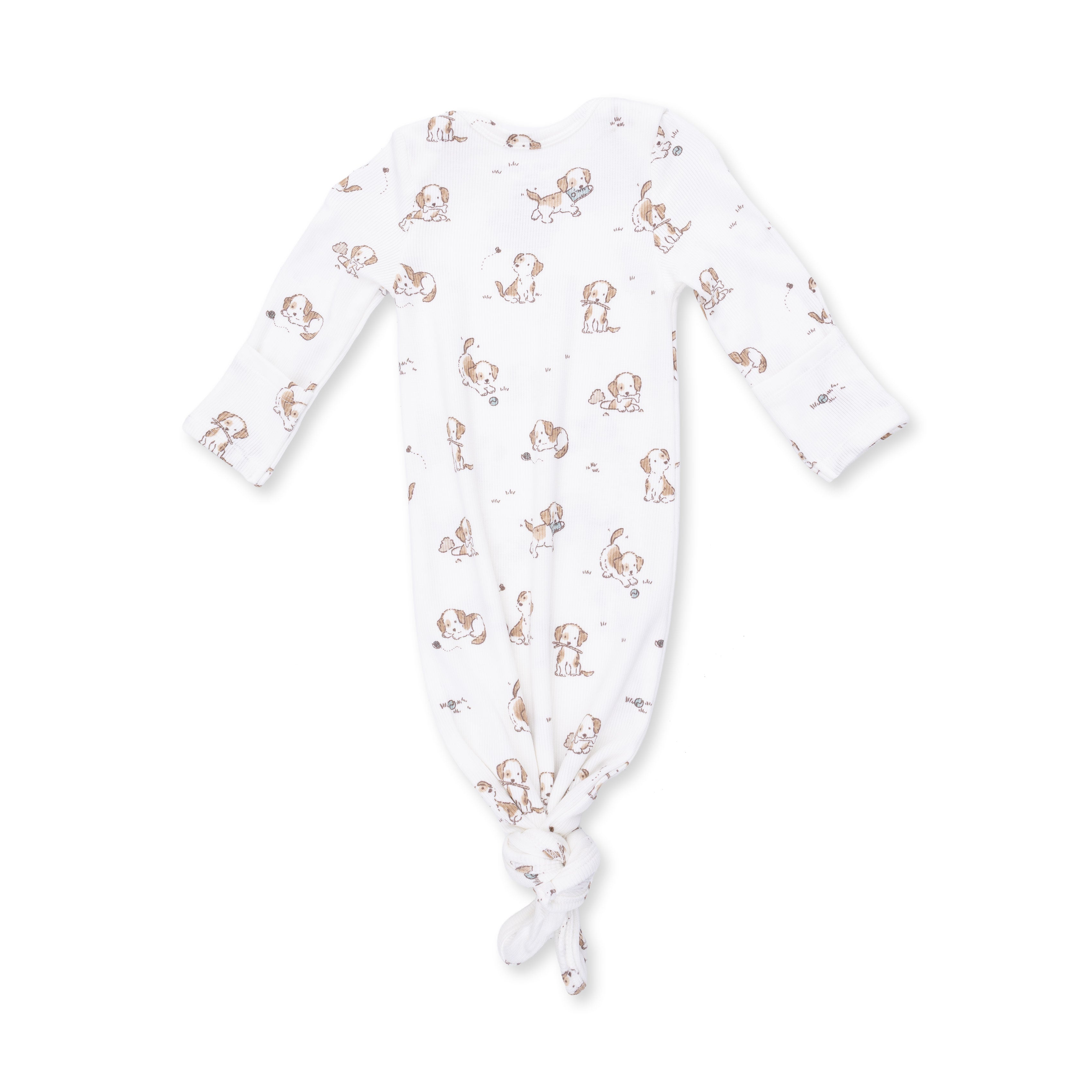 Knotted Gown and Hat - Explorer Puppy - Blue
