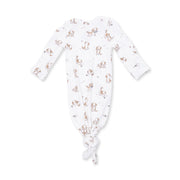 Knotted Gown and Hat - Explorer Puppy - Blue
