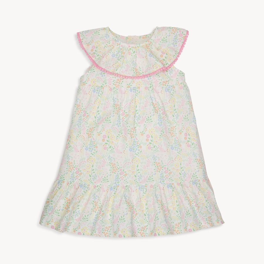 Hoppy Garden Cotton Sleeveless Dress