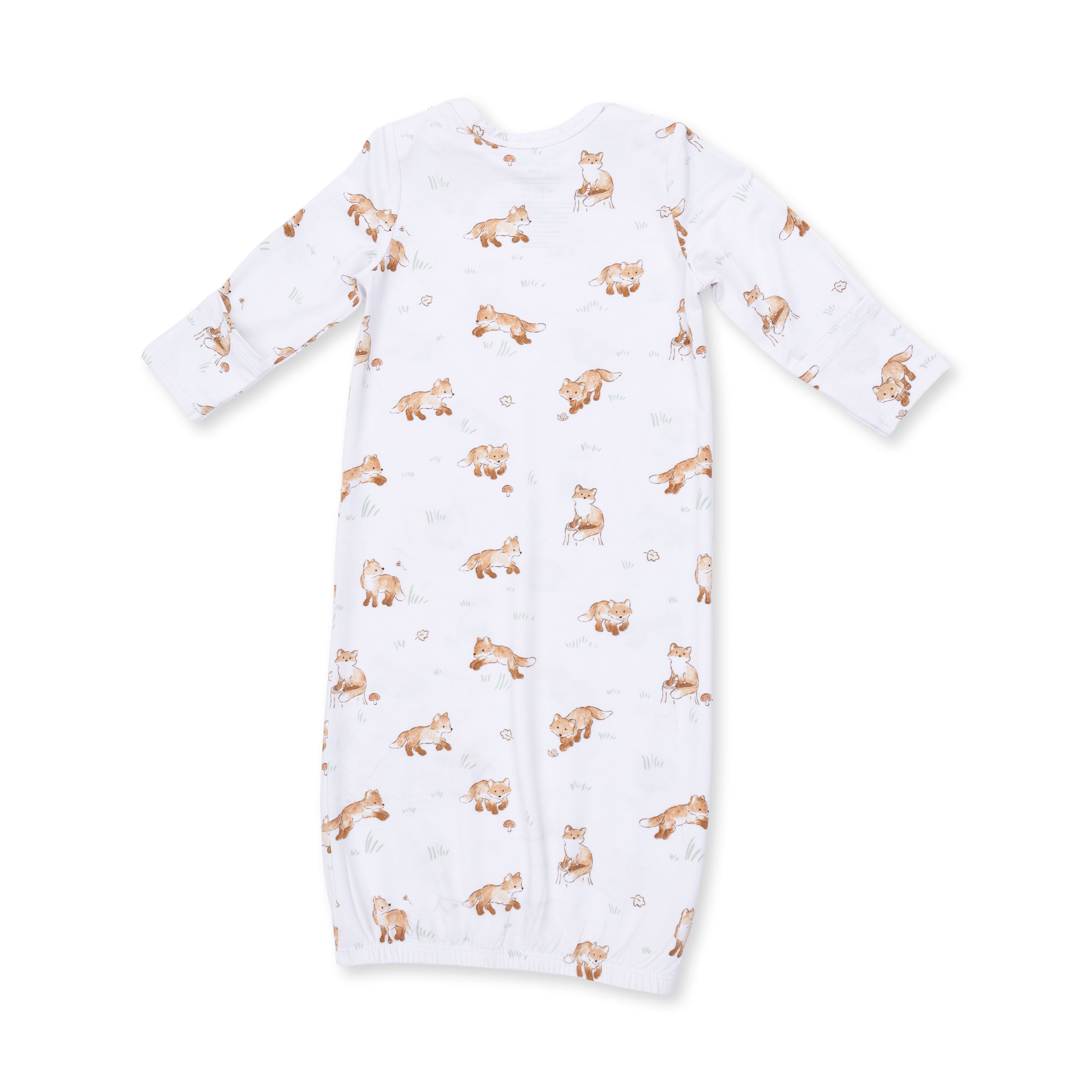 Lap Shoulder Gown and Knotted Hat - Little Explorer Fox