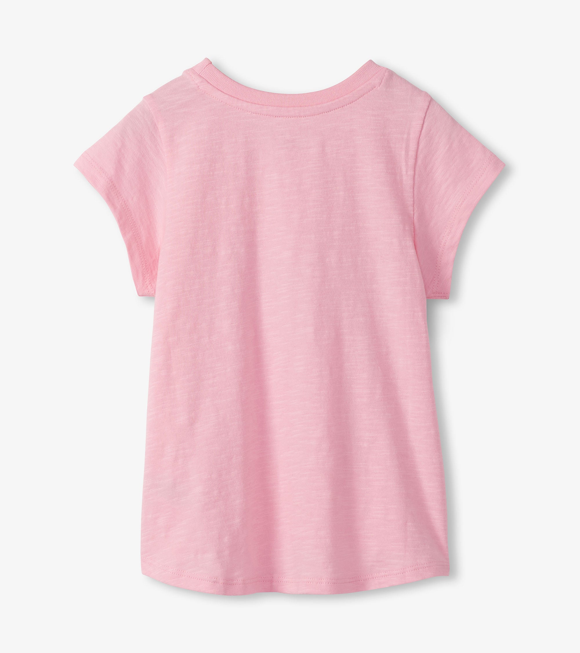 Tie Front Tee- Summer Palm