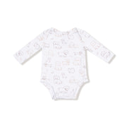 Bamboo Bodysuit - Neutral Pups