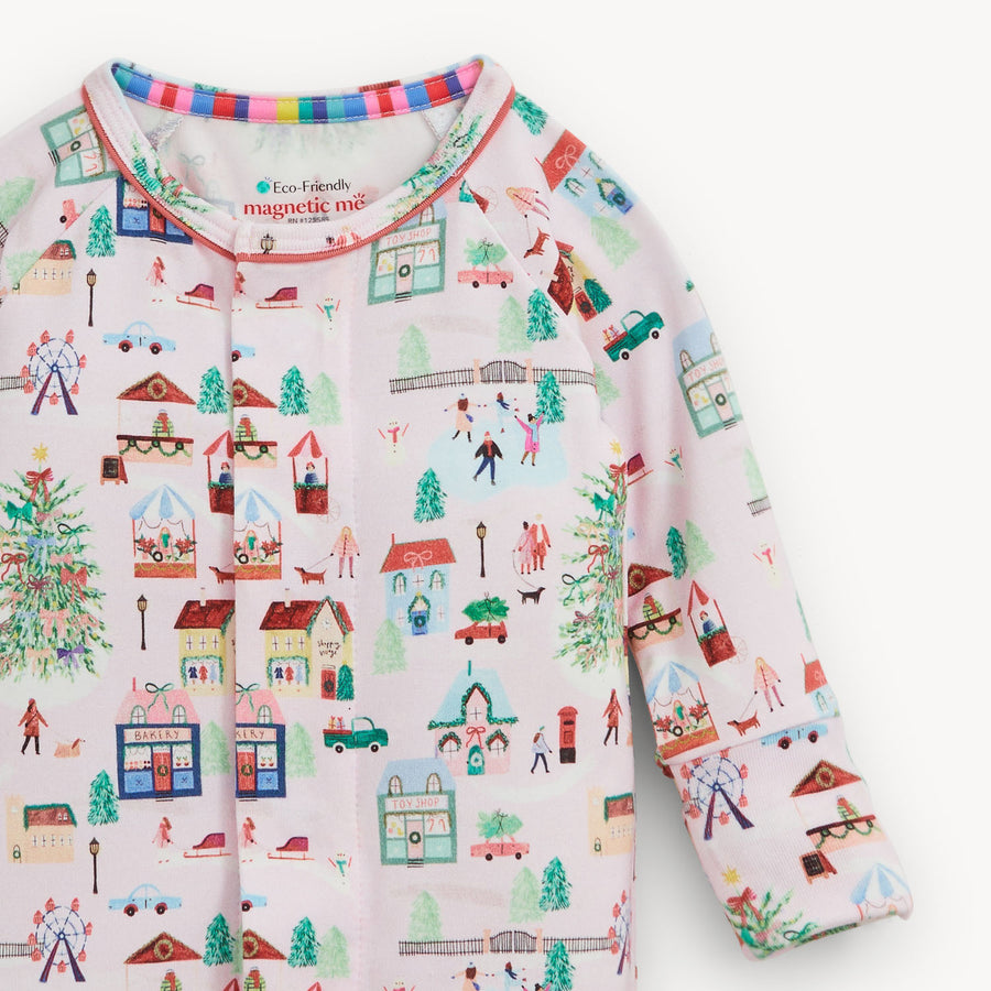 Modal Magnetic Convertible Coverall - Winter Village