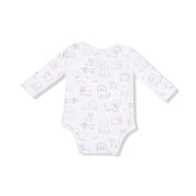 Bamboo Bodysuit - Neutral Pups