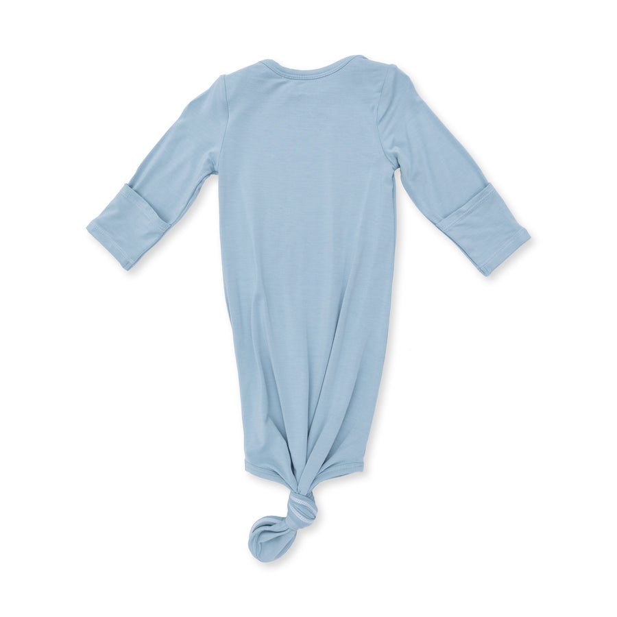 Knotted Gown and Hat - Stone Blue