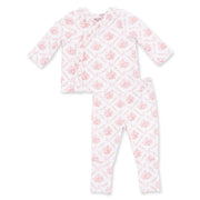 Take Me Home Set with Convertible Pant - Rose Bow Lattice