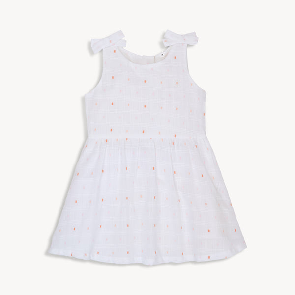 Cotton Tank Dress - White
