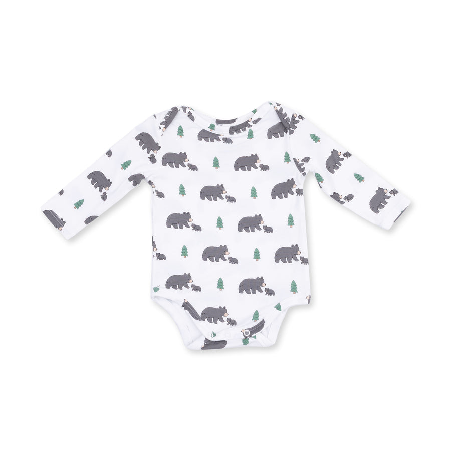 Long Sleeve Bodysuit - Black Bears