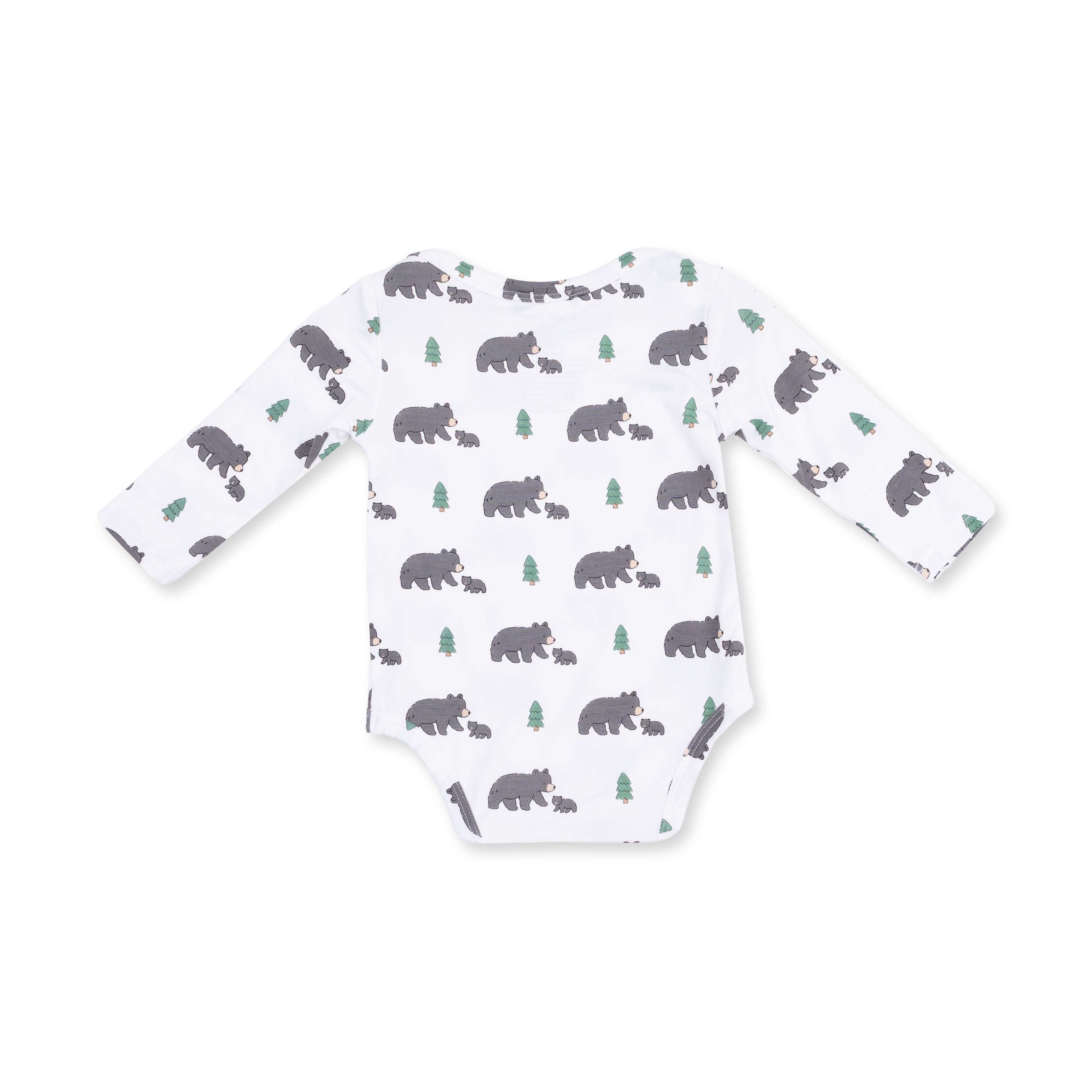 Long Sleeve Bodysuit - Black Bears