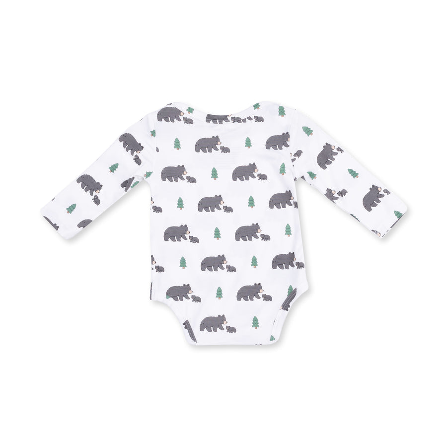 Long Sleeve Bodysuit - Black Bears