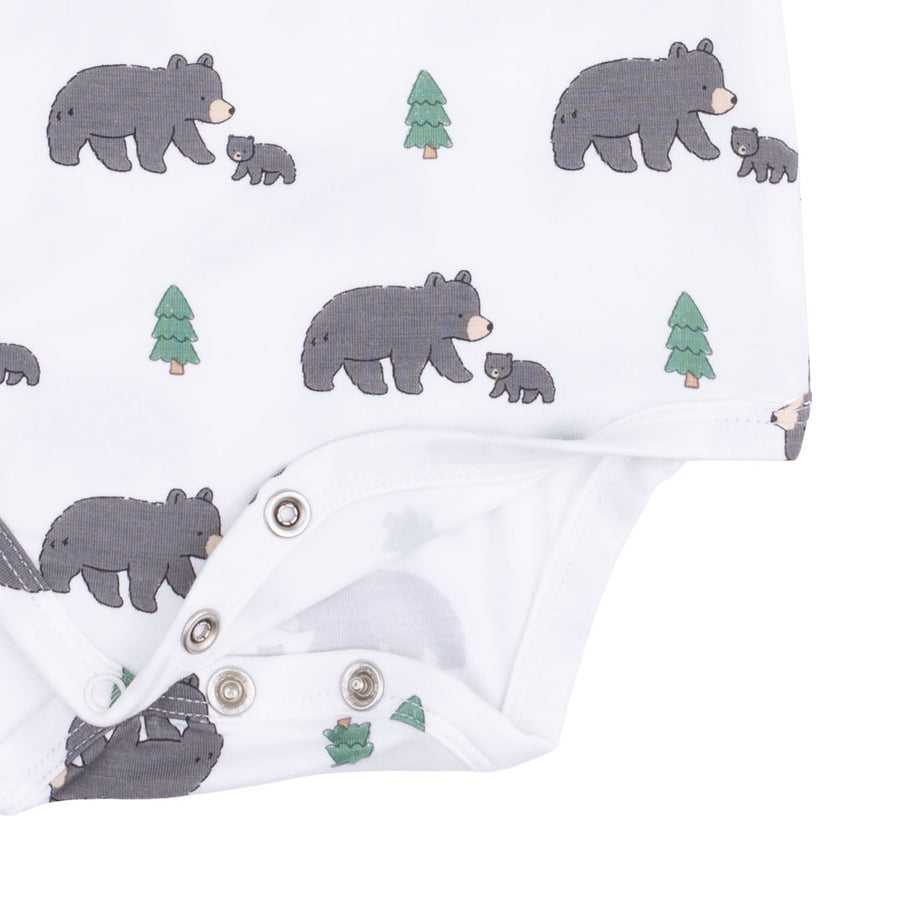 Long Sleeve Bodysuit - Black Bears