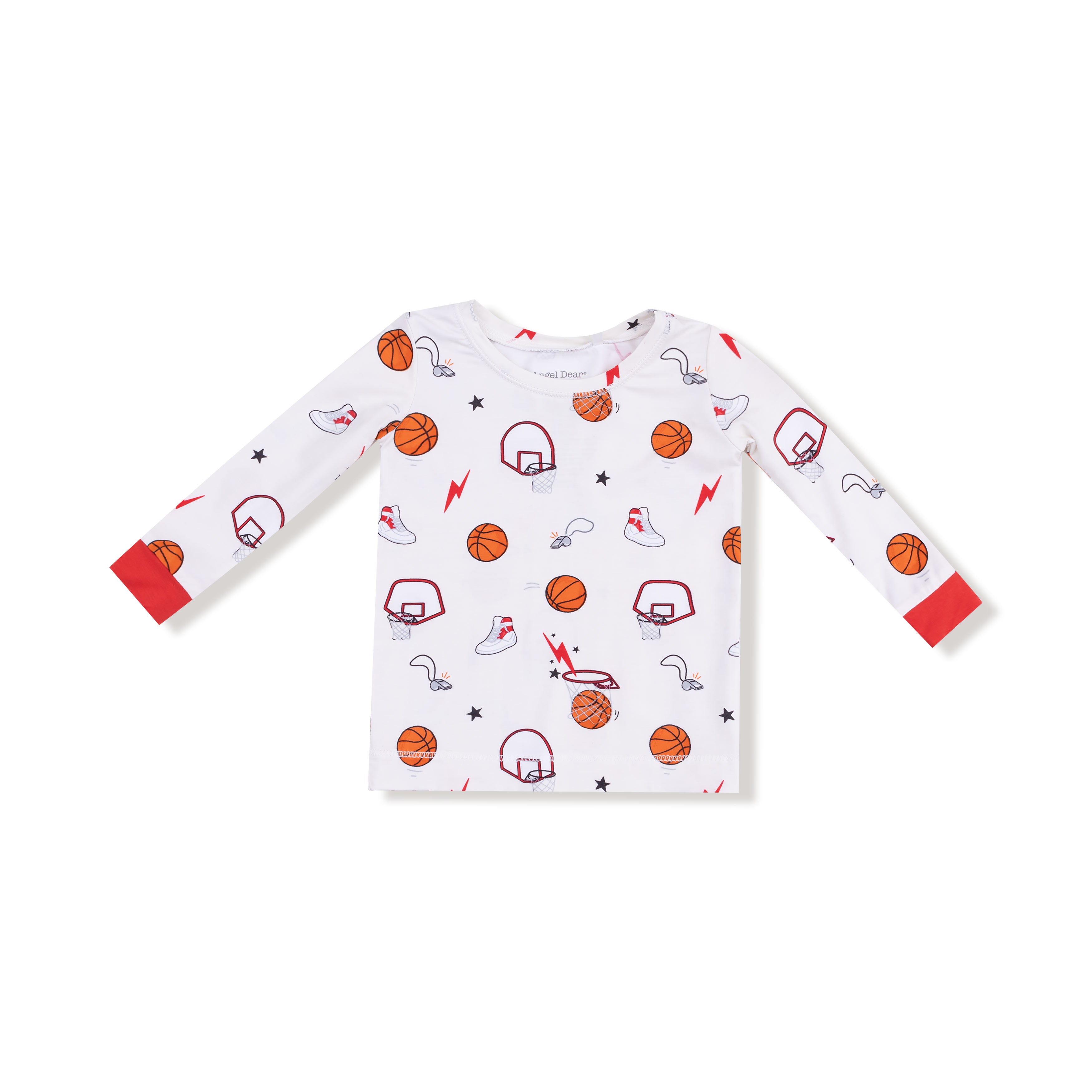 Long Sleeve Bamboo Loungewear Set - Basketball Uni