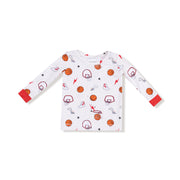 Long Sleeve Bamboo Loungewear Set - Basketball Uni