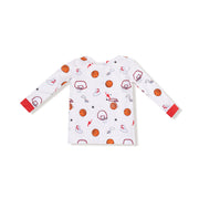 Long Sleeve Bamboo Loungewear Set - Basketball Uni